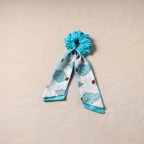 Handmade rubber band/scarf scrunchie 37 - handcrafted