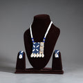Handmade Shell Jute Fabart Necklace Set 33