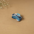 Blue - handmade women’s bow hair claw clip 38 - handcrafted