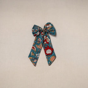 Blue - handmade women’s bow hair clip 102 - handcrafted