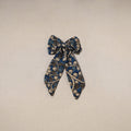 Blue - handmade women’s bow hair clip 119 - handcrafted