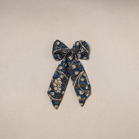 Blue - handmade women’s bow hair clip 119 - handcrafted