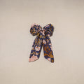 Blue - handmade women’s bow hair clip 122 - handcrafted
