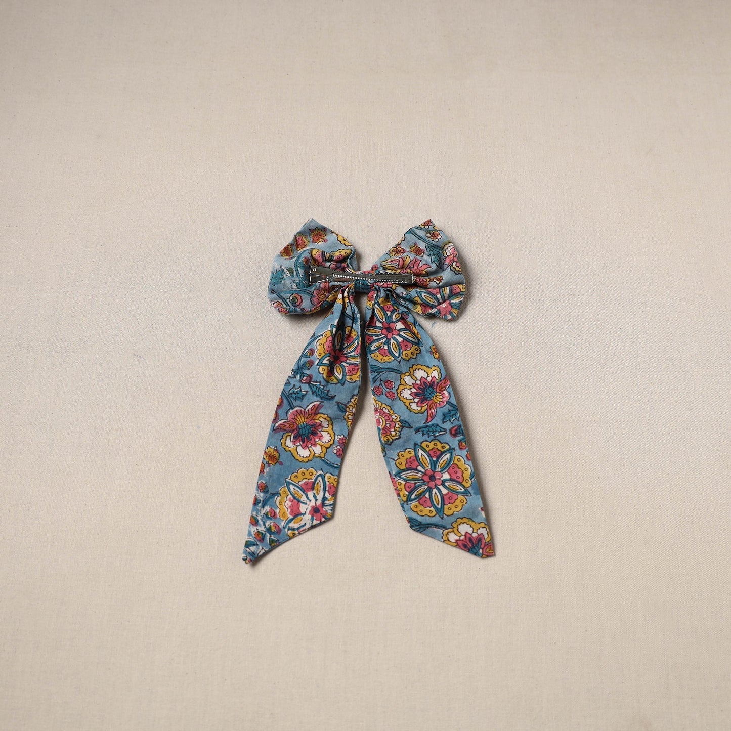 Handmade women’s bow hair clip 25 - handcrafted