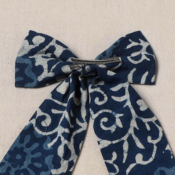 Handmade women’s bow hair clip 62 - handcrafted