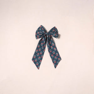 Handmade women’s bow hair clip 66 - handcrafted