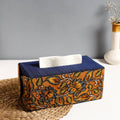  Handpainted Kalamkari Natural Dyed Cotton Tissue Box 