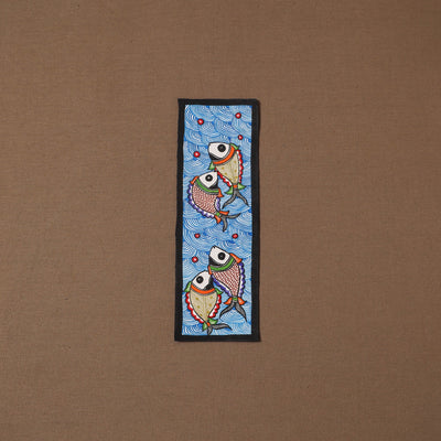 Handpainted madhubani painting by hira devi (11 x 3 in) 56