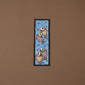 Handpainted madhubani painting by hira devi (11 x 3 in) 56