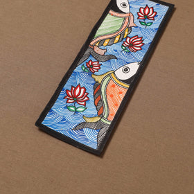 Handpainted madhubani painting by hira devi (11 x 3 in) 86