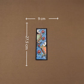 Handpainted madhubani painting by hira devi (11 x 3 in) 86