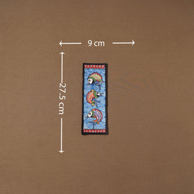 Handpainted madhubani painting by hira devi (11 x 3 in) 87