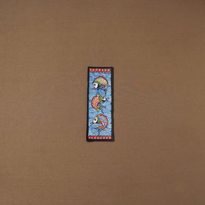 Handpainted madhubani painting by hira devi (11 x 3 in) 87