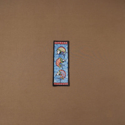 Handpainted madhubani painting by hira devi (11 x 3 in) 87