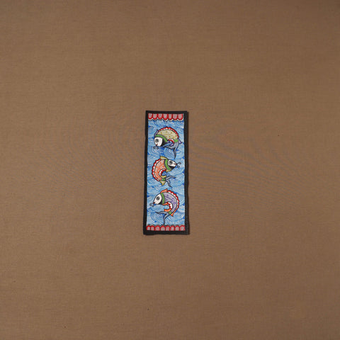 Handpainted madhubani painting by hira devi (11 x 3 in) 87