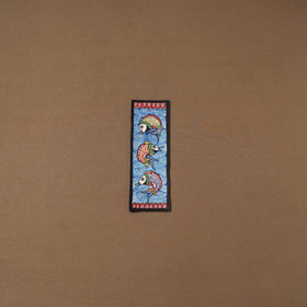 Handpainted madhubani painting by hira devi (11 x 3 in) 87