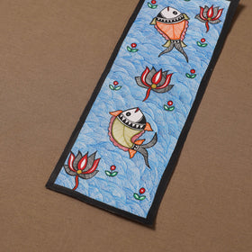 Handpainted madhubani painting by hira devi (15 x 5 in) 121