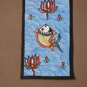 Handpainted madhubani painting by hira devi (15 x 5 in) 121