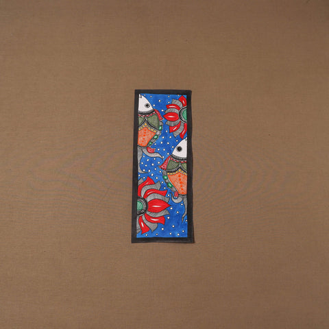 Handpainted madhubani painting by hira devi (15 x 5 in) 126