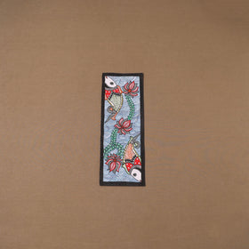 Handpainted madhubani painting by hira devi (15 x 5 in) 127