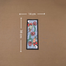 Handpainted madhubani painting by hira devi (15 x 5 in) 127