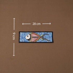 Handpainted madhubani painting by hira devi (3 x 11 in) 58