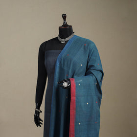 Peach - handspun handloom buti natural dyed cotton