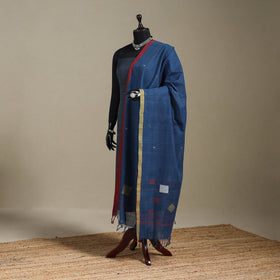 Peach - handspun handloom buti natural dyed cotton