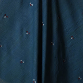 Blue - handspun handloom natural dyed cotton buti