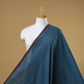 Blue - handspun handloom natural dyed cotton buti