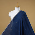 Blue - handspun handloom natural dyed cotton buti