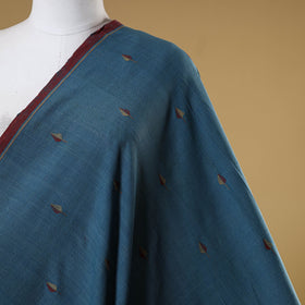 Blue - handspun handloom natural dyed cotton buti