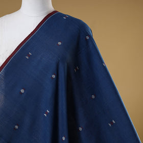 Blue - handspun handloom natural dyed cotton buti