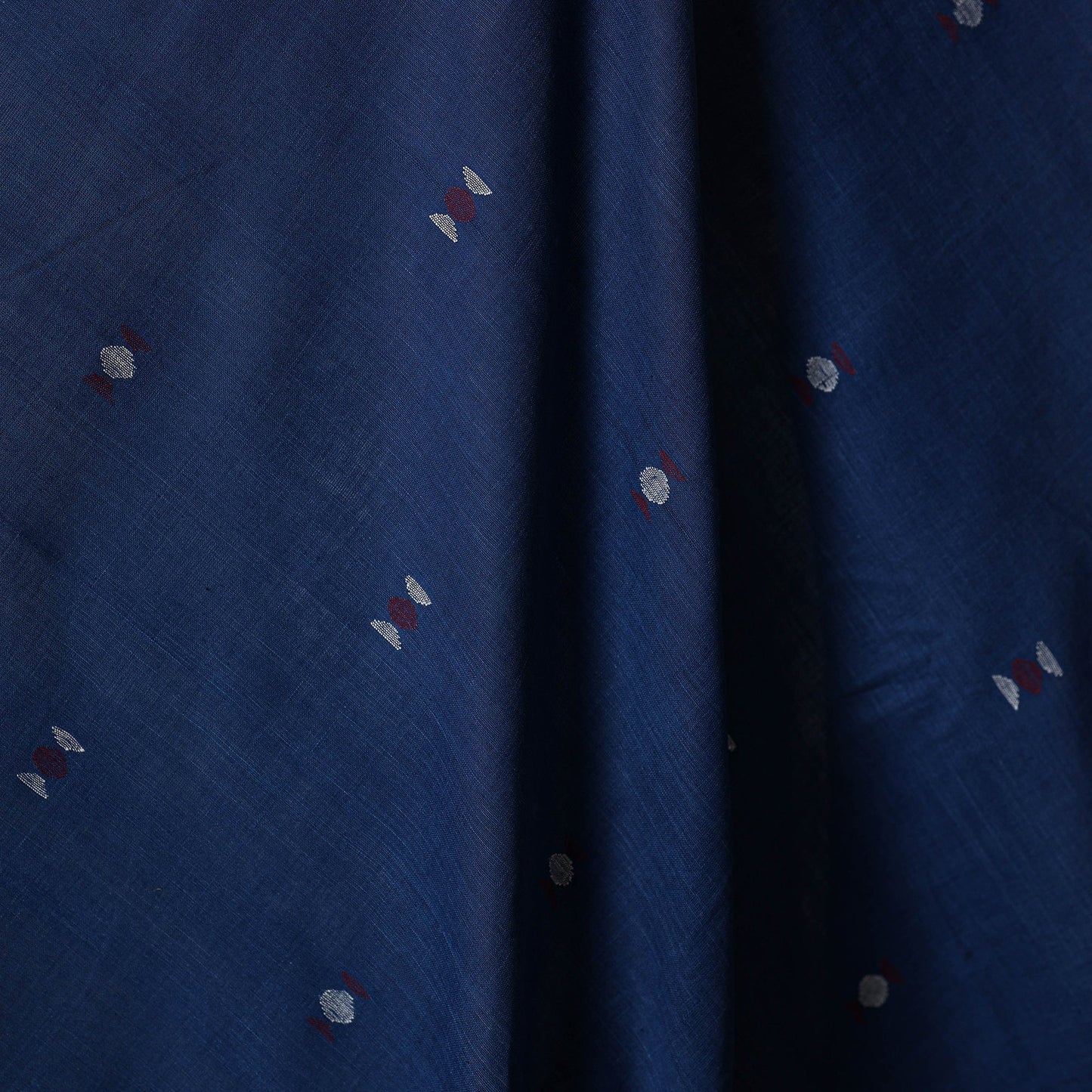 Blue - handspun handloom natural dyed cotton buti