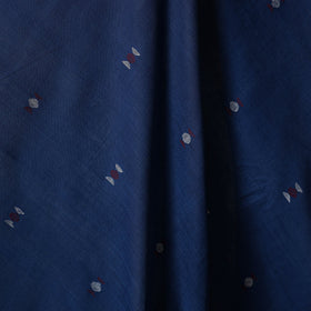Blue - handspun handloom natural dyed cotton buti