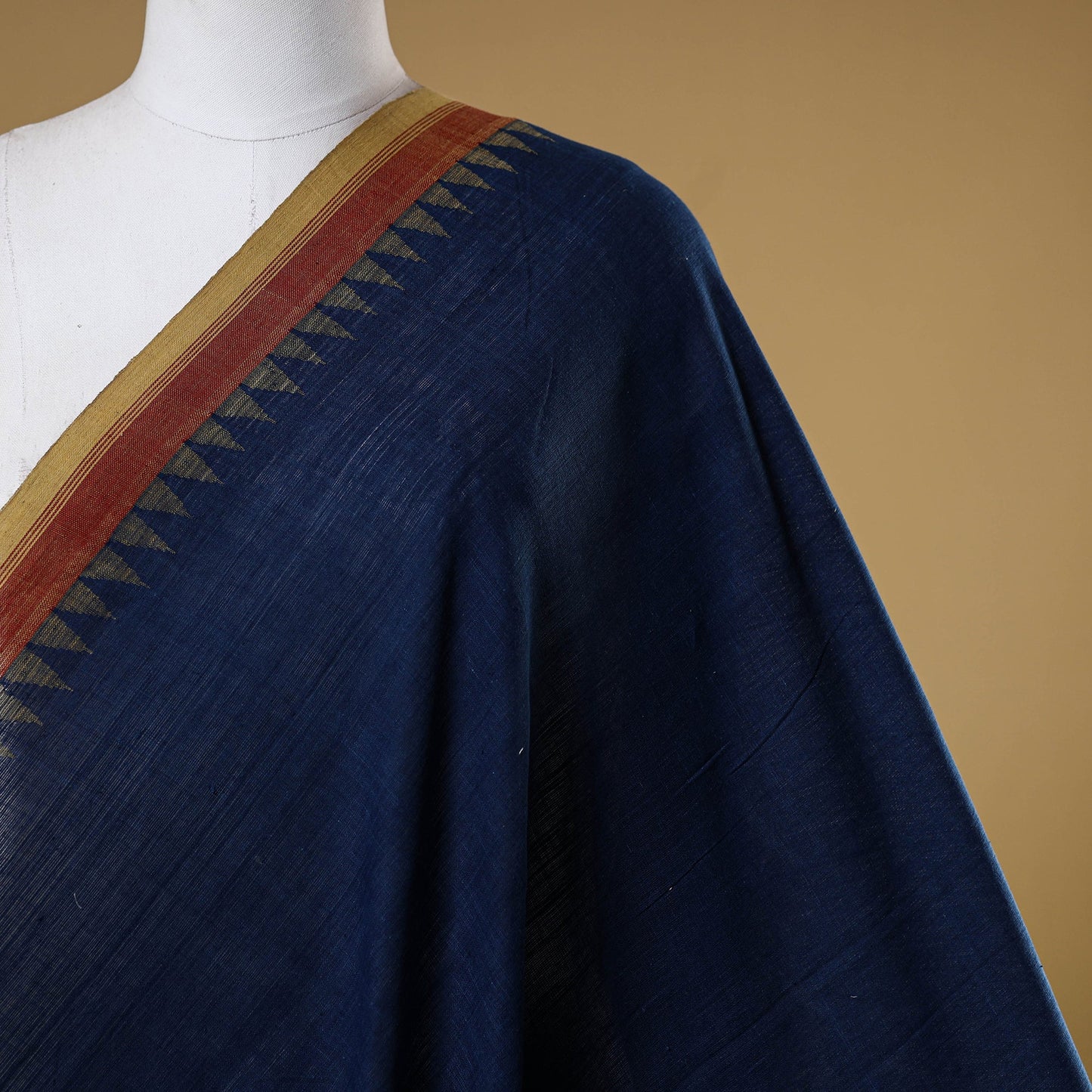 Blue - handspun handloom natural dyed cotton kuppadam
