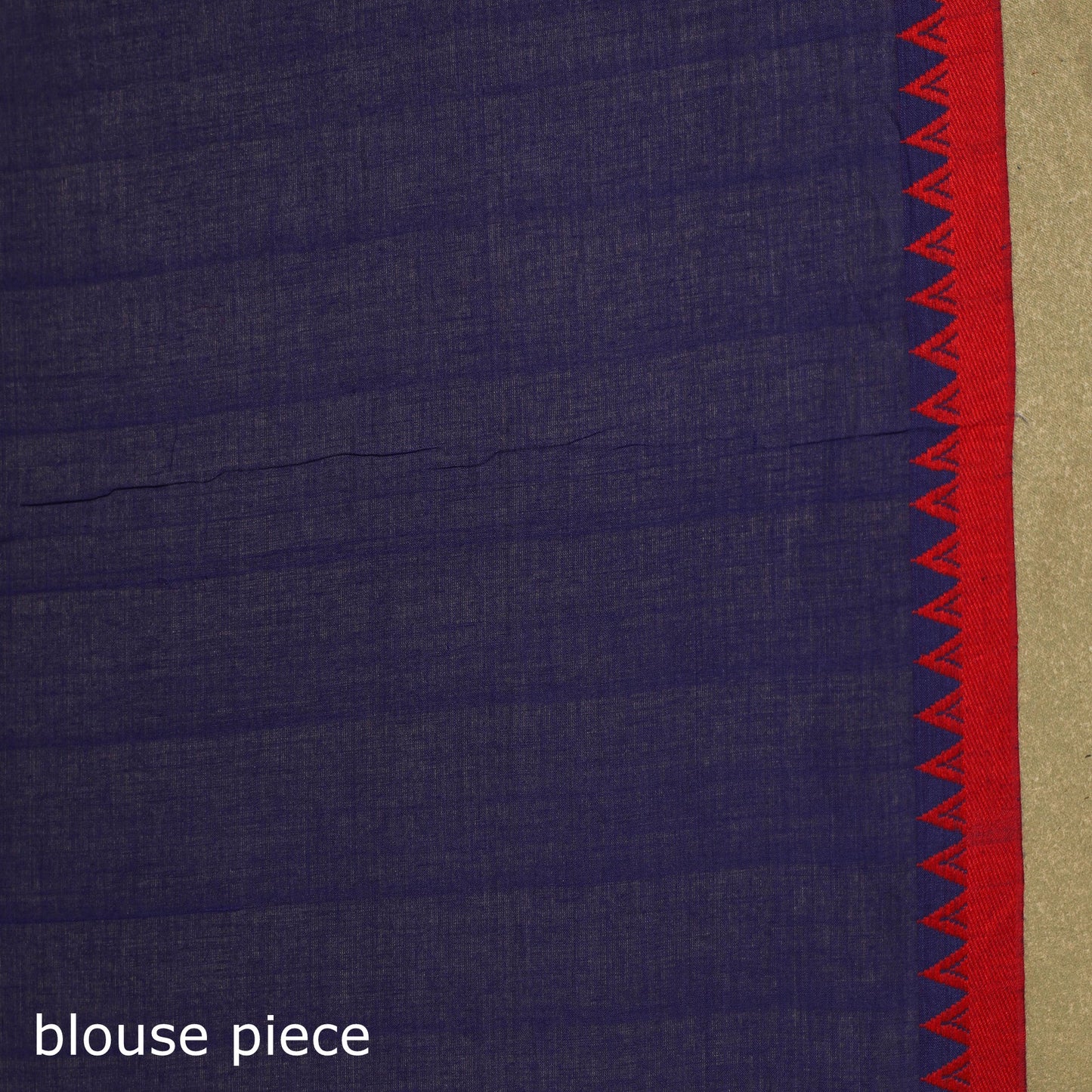 Blue - handwoven cotton begumpuri saree 33 - handcrafted