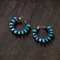  Nitya Hania Handmade Thread & Stone Work Earrings 12 Online at iTokri.com
