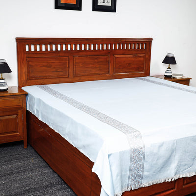  Himroo Handloom Mercerized Cotton Double Bed Cover Online at iTokri.com