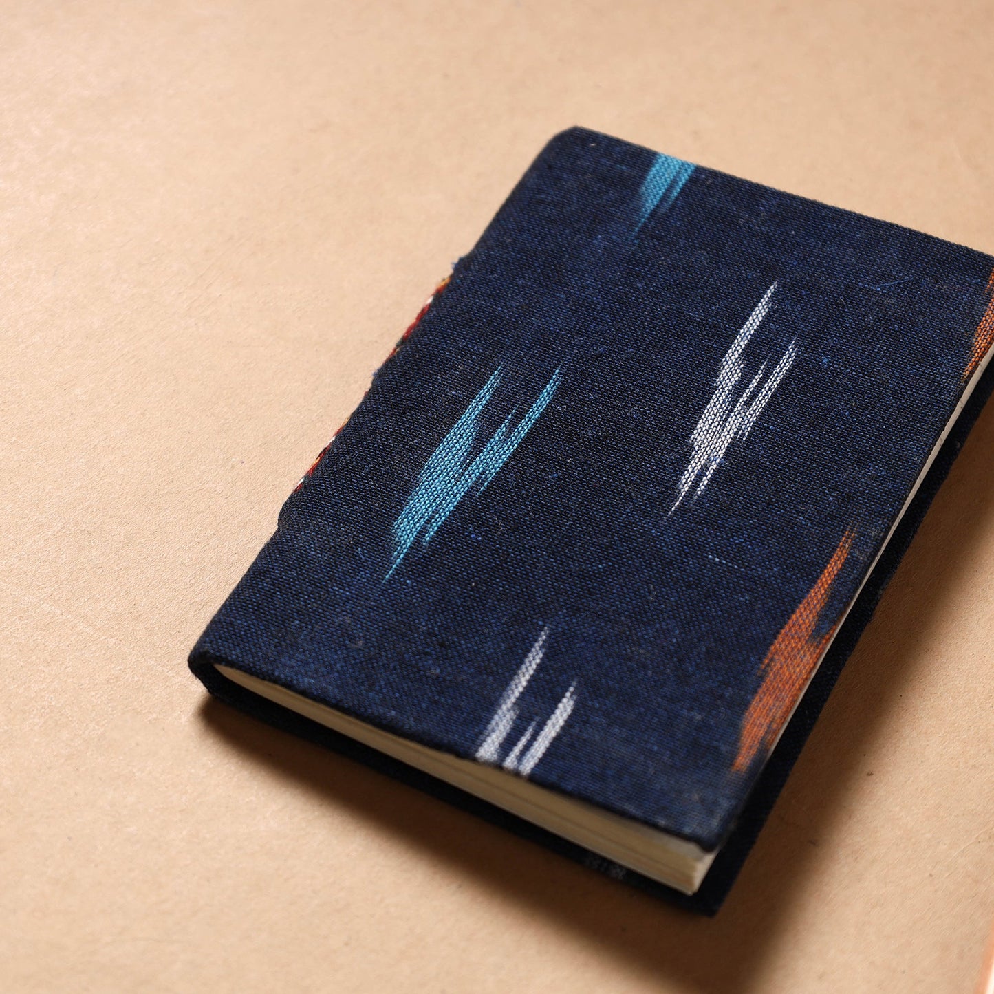 Buy Ikat Fabric Cover Handmade Paper Notebook Online at iTokri.com