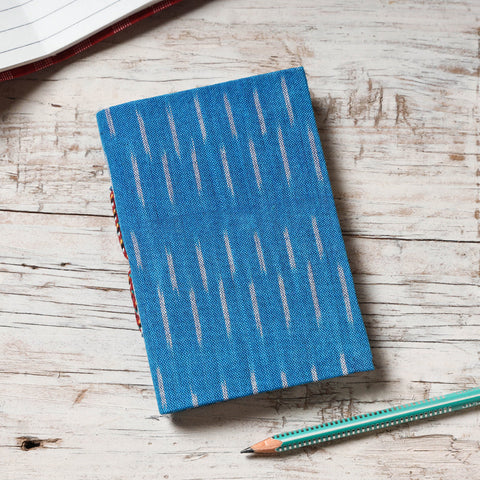 Buy Ikat Fabric Cover Handmade Paper Notebook Online at iTokri.com
