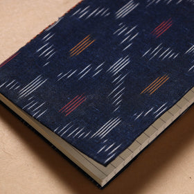  Ikat Fabric Cover Handmade Paper Notebook 