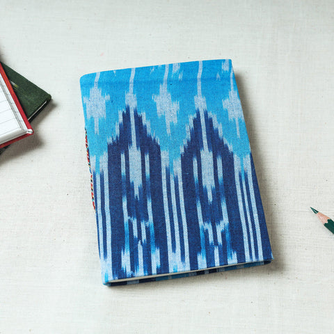  Ikat Fabric Cover Handmade Paper Notebook 