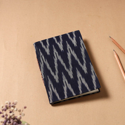  Ikat Fabric Cover Handmade Paper Notebook 