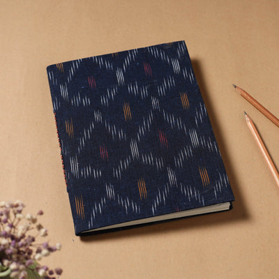 Buy Ikat Fabric Cover Handmade Paper Notebook Online at iTokri.com