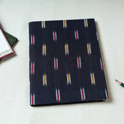  Ikat Fabric Cover Handmade Paper Notebook 