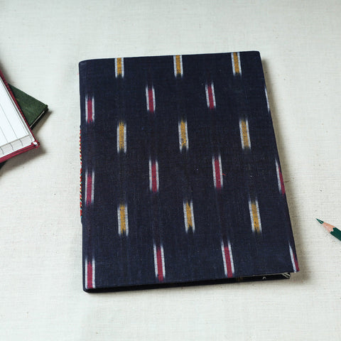 Ikat Fabric Cover Handmade Paper Notebook 