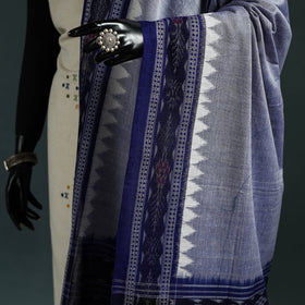 Ikat handloom cotton sambalpuri dupatta 07 - handcrafted