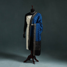 Ikat handloom cotton sambalpuri dupatta 09 - handcrafted