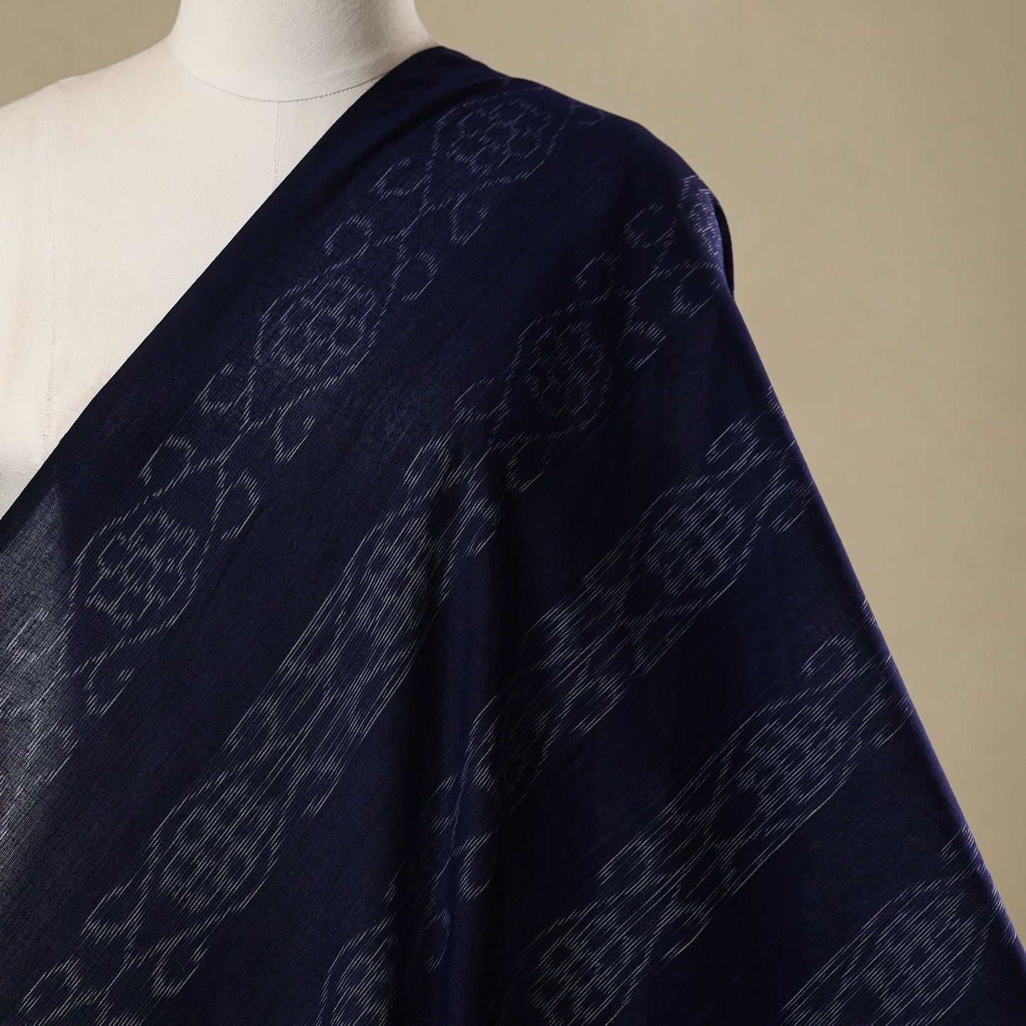 Ikat handloom cotton sambalpuri fabric 14 - handcrafted